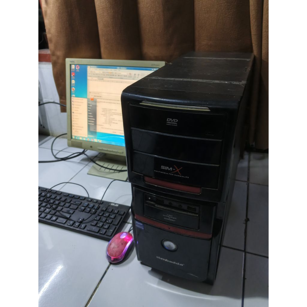 Cpu komputer jadul aja bonus mouse keyboard