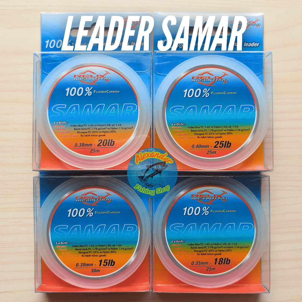 Senar Leader Samar | Leader Samar | Samar Fluorocarbon | Relix Nusantara Samar