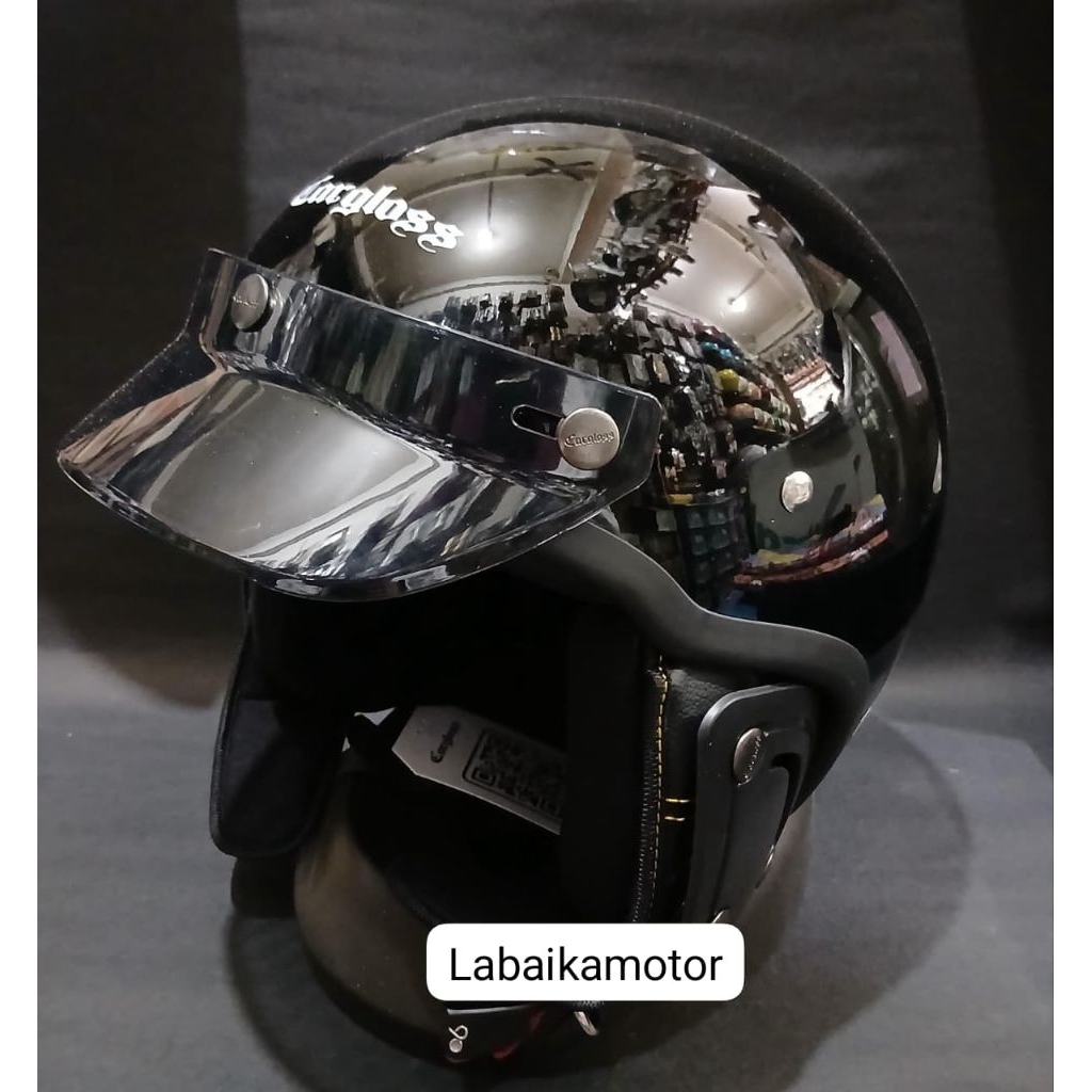 Helm Cargloss Cfs Chips Retro Original - Helm cargloss retro half face