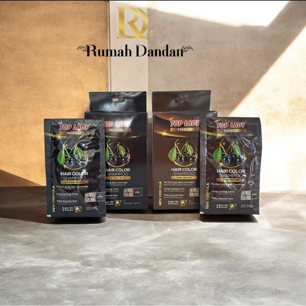 Top Lady Hair Color Shampoo