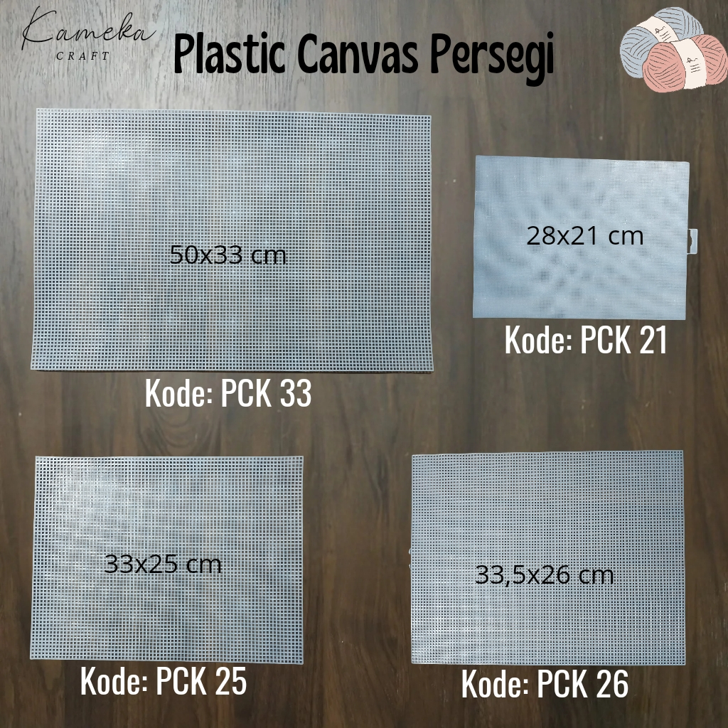 Plastic Canvas Lembaran - (PCK)