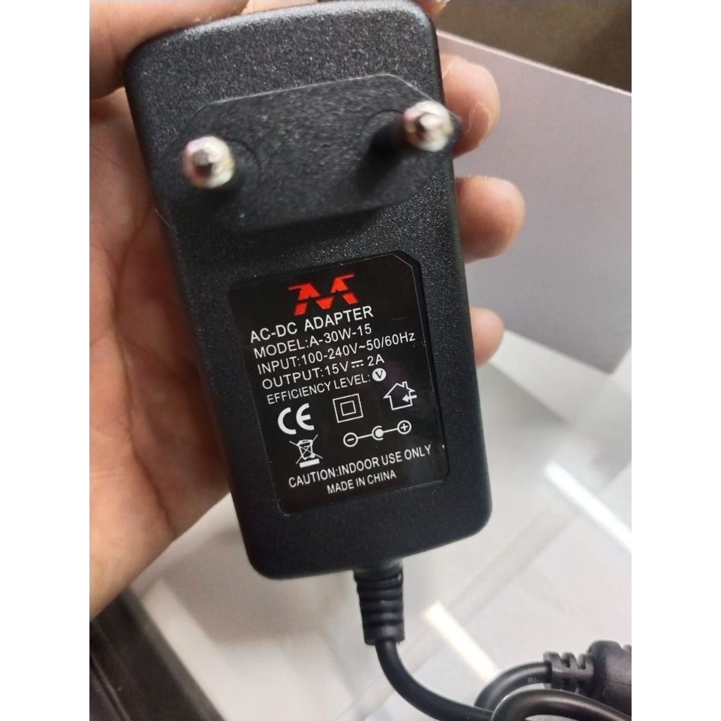 Adaptor 15V 2A / Adaptor DC 15 Volt 2 Ampere Power Supply