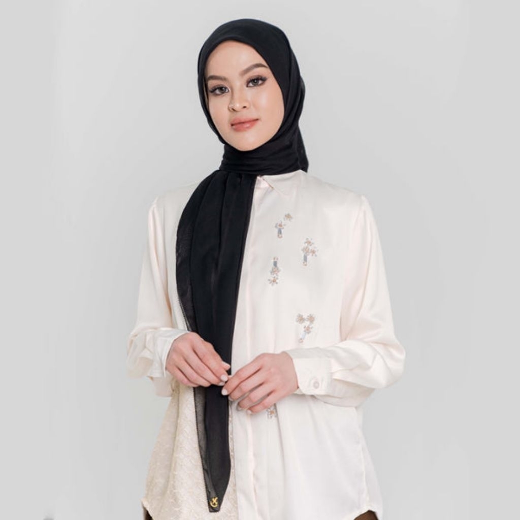 Hijab Paris Polos | Nira Scarf Jenna and Kaia Lampung