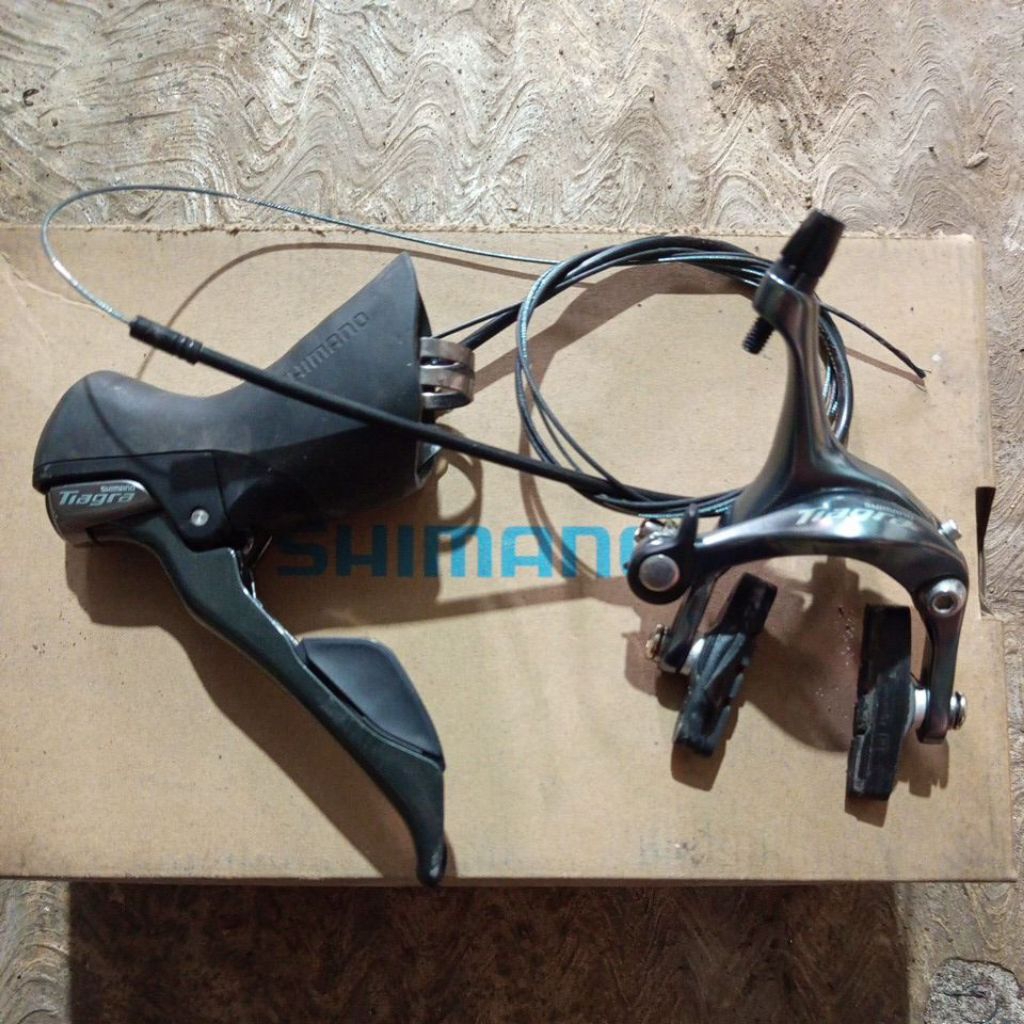 Brifter Tiagra  kiri & u brake belakang Tiagra