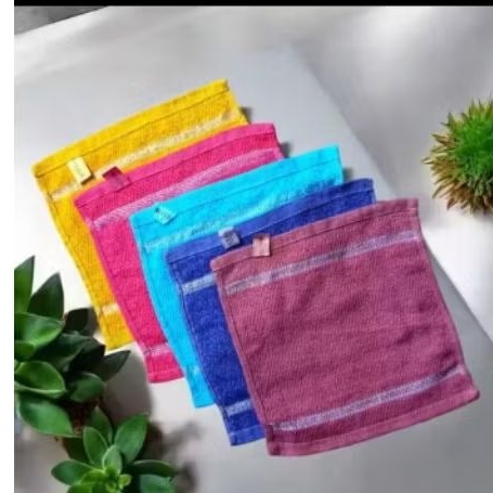 Sapu tangan motif list handuk kecil handuk wajah handuk serba guna