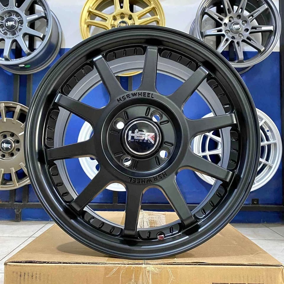 Pelak Hsr Gymkana Ring 16 Pcd 4x100 Warna Hitam dop Awet Murah Free Ongkir