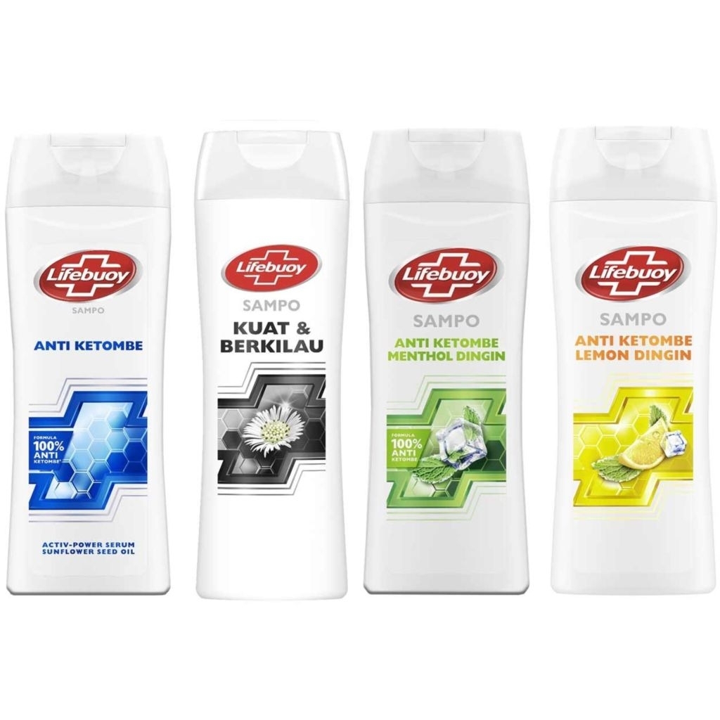 Lifebuoy Shampoo Strong shinny anti ketombe lemon menthol