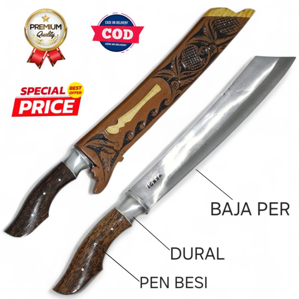 GOLOK PATIMURA BAJA PER UKIRAN KAYU