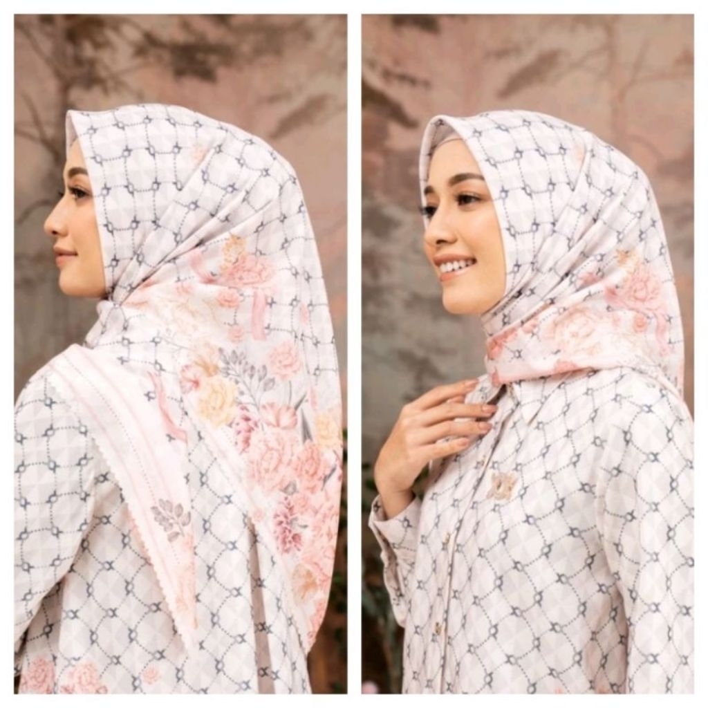 scraf Wearing Klamby/scraf rosette WK/hijab rosette/rosette maringue Wearing Klamby