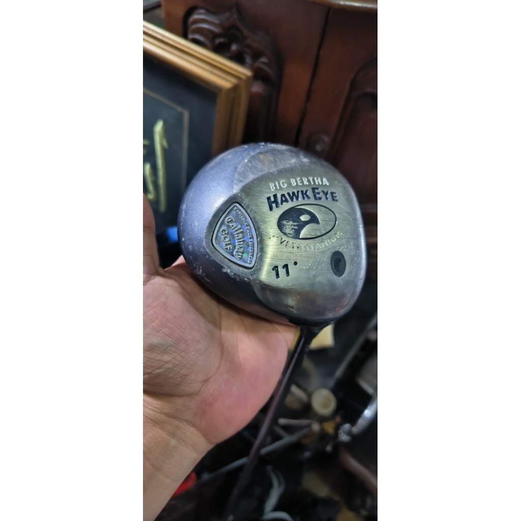 STICK GOLF DRIVER CALLAWAY HAWK EYE BIG BERTHA VFT TITANIUM 11°