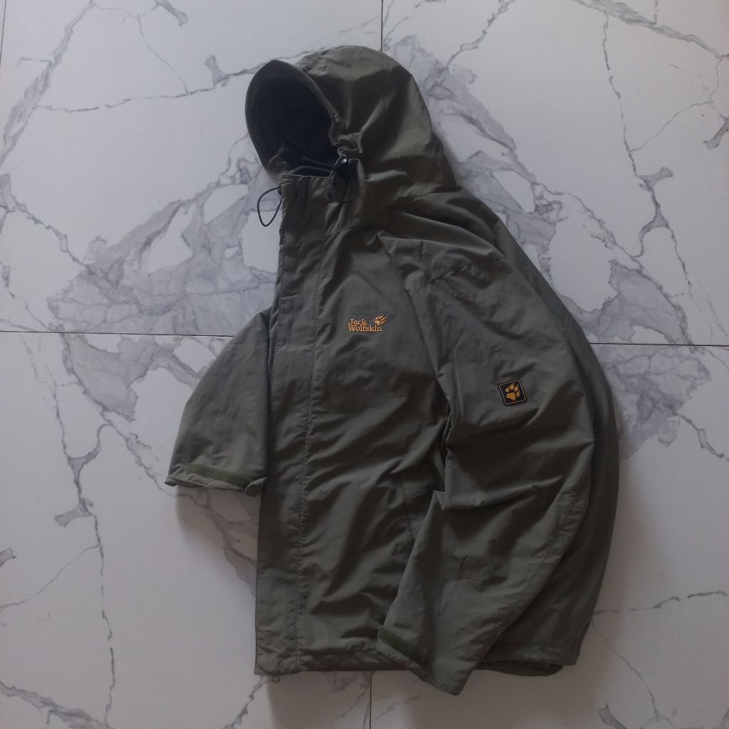 Jaket Outdoor Jack Wolfskin Texapore Jaket JWS Jack Wolf Skin NOT waterproof gorpcore goretex runnin