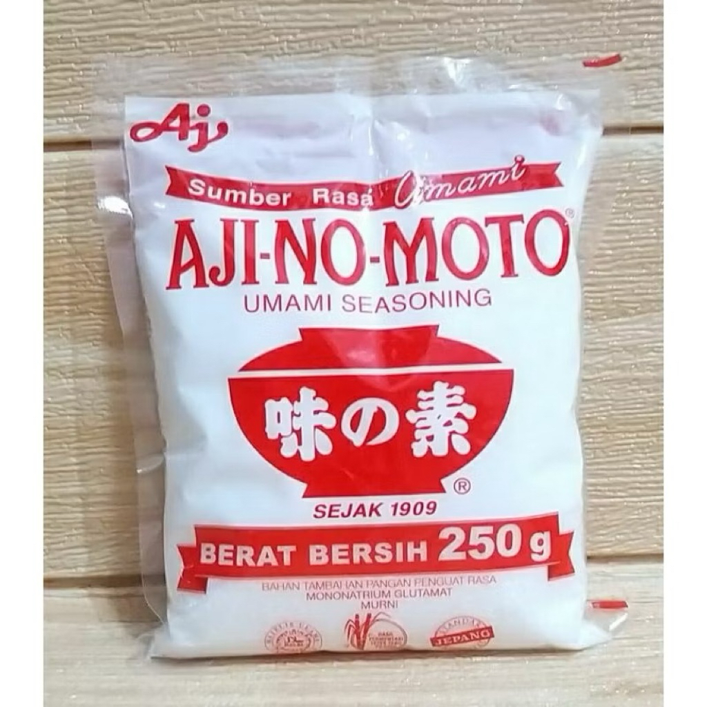 [KB] AJINOMOTO Bumbu Penyedap Rasa 250gr Penguat Rasa Alami, Praktis untuk Masakan Sehari-hari