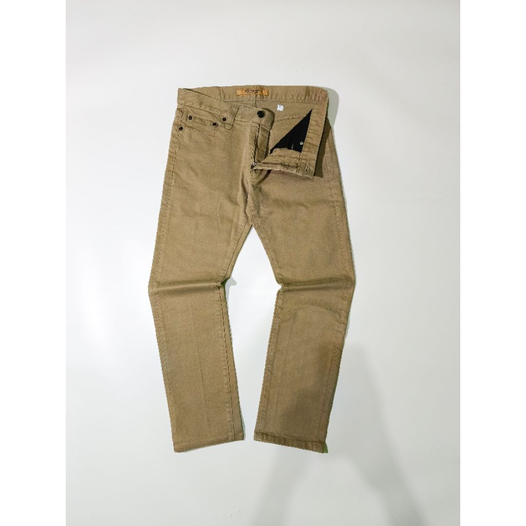 UNIQLO SOFT JEANS BROWN