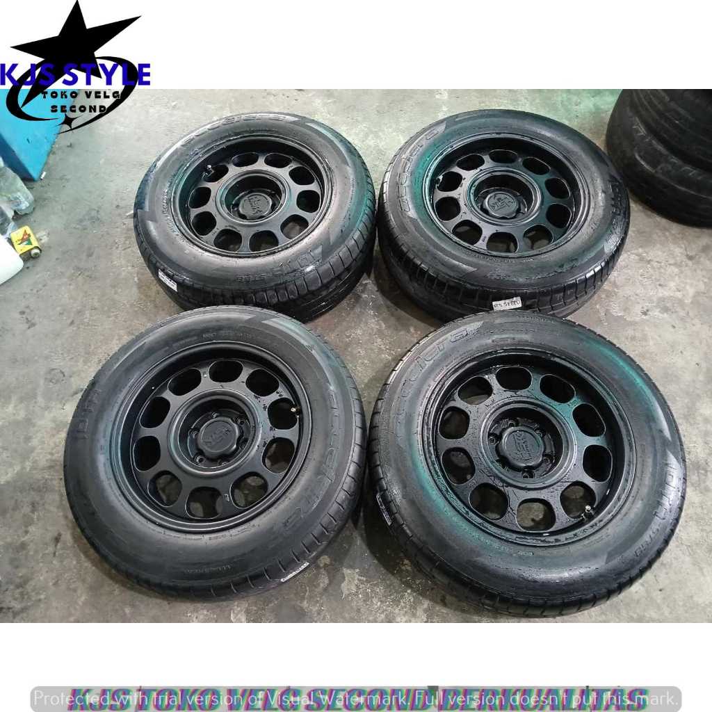 VELG RACING SECOND MODEL HSR KLG RING 18 PCD 6X139.7 COCOK BANGET BUAT MOBIL HYUNDAI H1 HUMMER PAJER