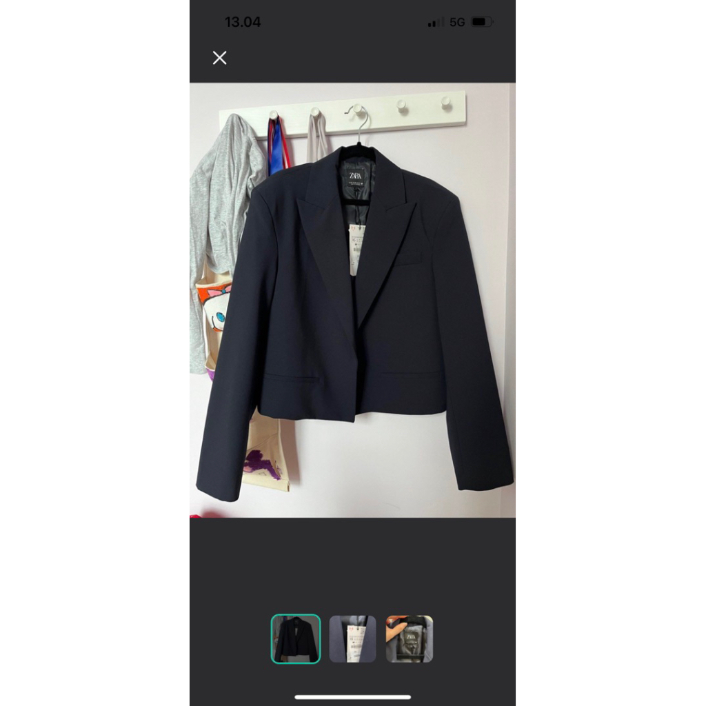 Blazer navy Zara ori masi ada tag