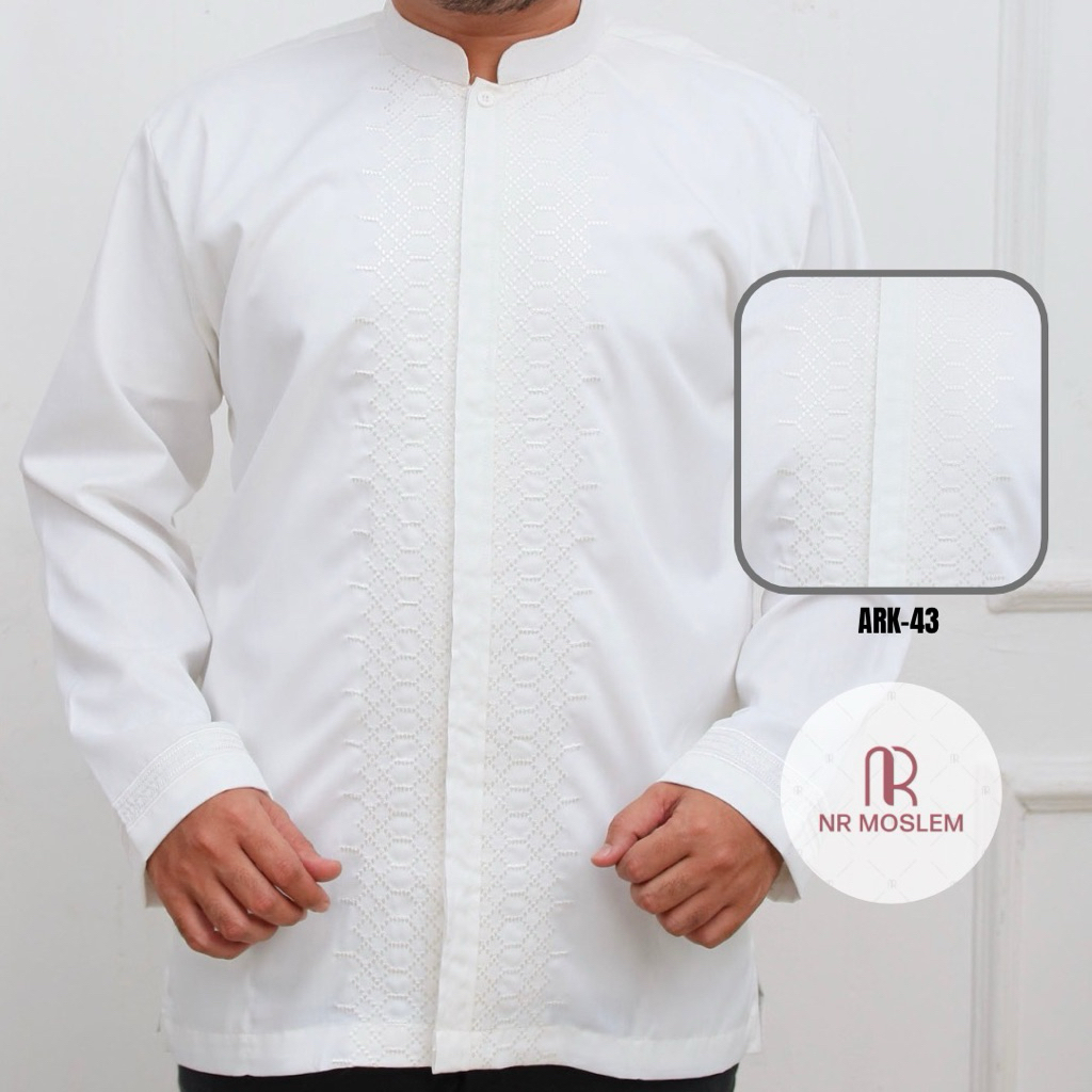 BAJU KOKO PRIA , BAJU KOKO DEWASA TANGAN PANJANG ARRAHMAN , KOKO KATUN ADEM kode ARK