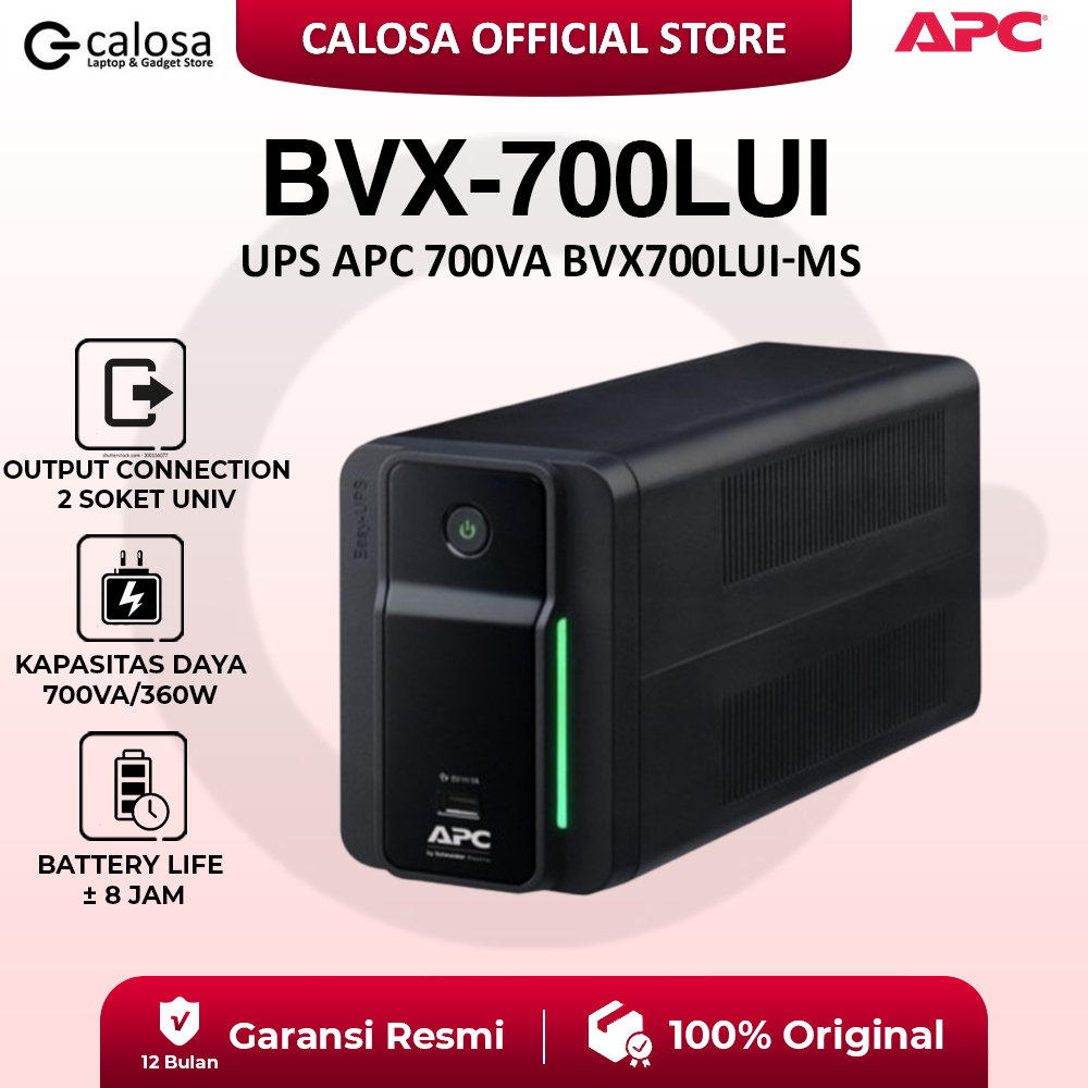 UPS APC 700VA BVX-700LUI-MS