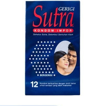 Kondom Sutra Gerigi dengan Tekstur Bintil Halus untuk Sensasi Ekstra Isi 12