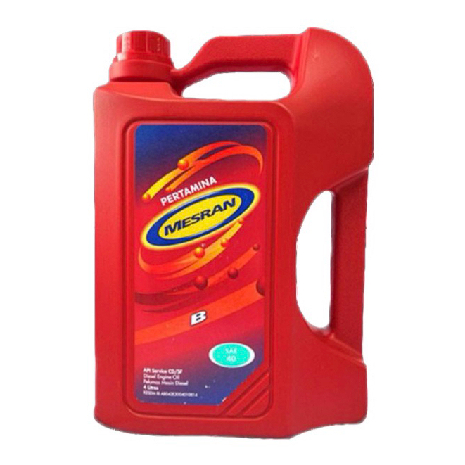 Oli Mesran B40 4lt Oli Pertamina Mesran B Sae 40 4 Liter