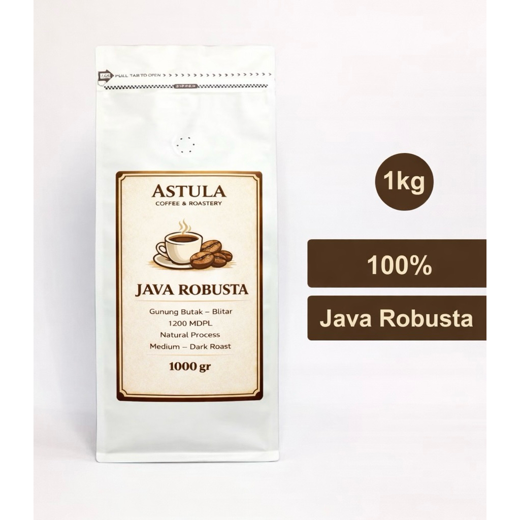 KOPI ROBUSTA 1KG - JAVA ROBUSTA DAMPIT TEMANGGUNG LAMPUNG BIJI / BUBUK