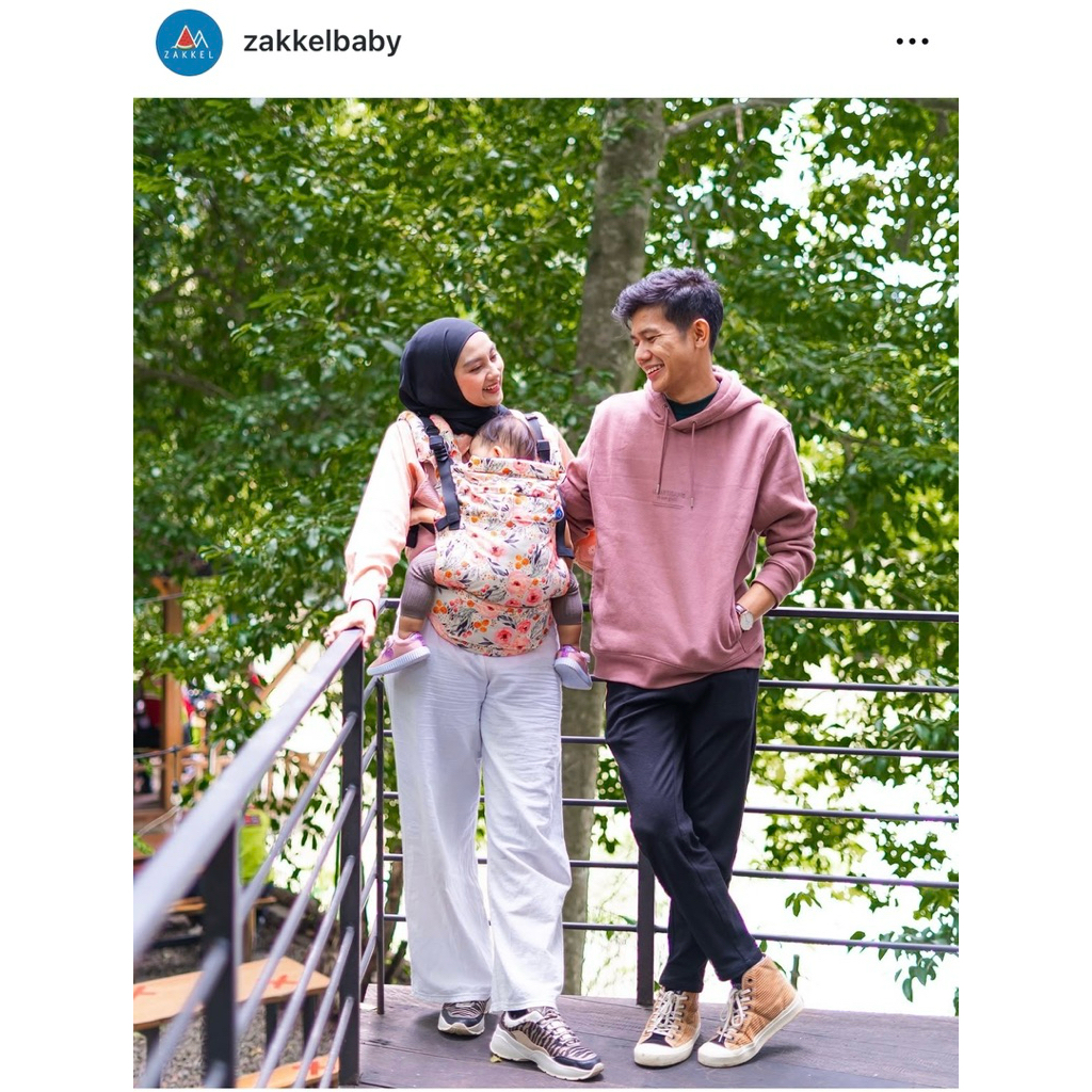 Zakkel Shift - Flower / Gendongan Zakkel / Gendongan SSC PRELOVED