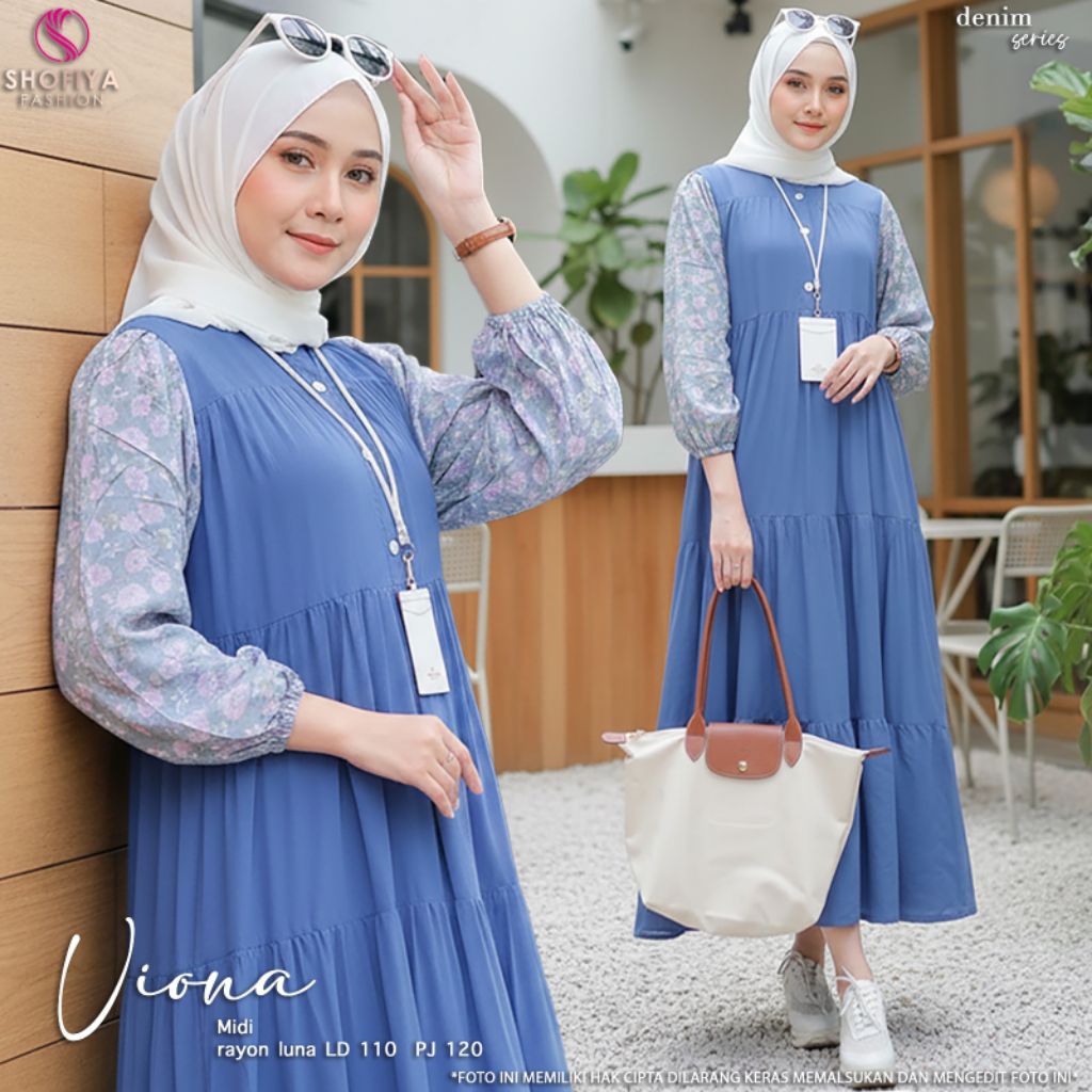 [RESTOCK] GAMIS DRESS FASHION MUSLIM // AGATA BY SHOFIYA - VIONA BY SHOFIYA - KALEA BY SHOFIYA