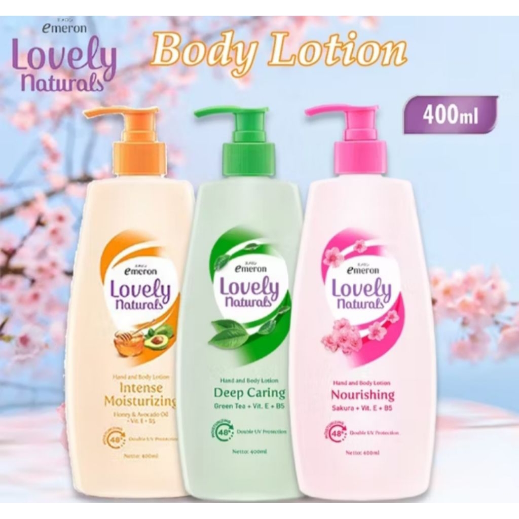 EMERON LOVELY NATURALS HB LOTION 400ML