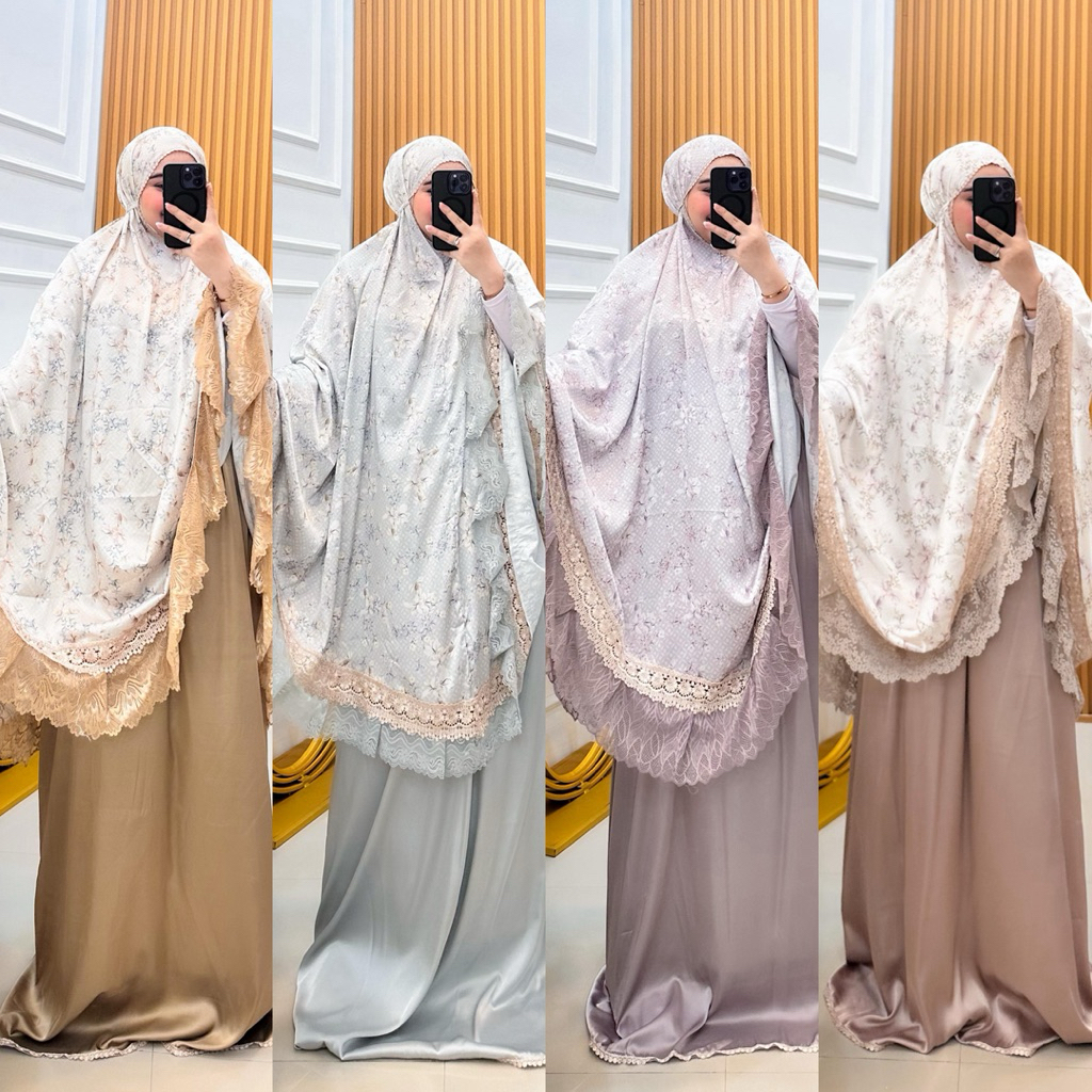 Mukena Al Quba | Solo Premium Mukena Lebaran 2026 Kekinian Terbaru Terviral