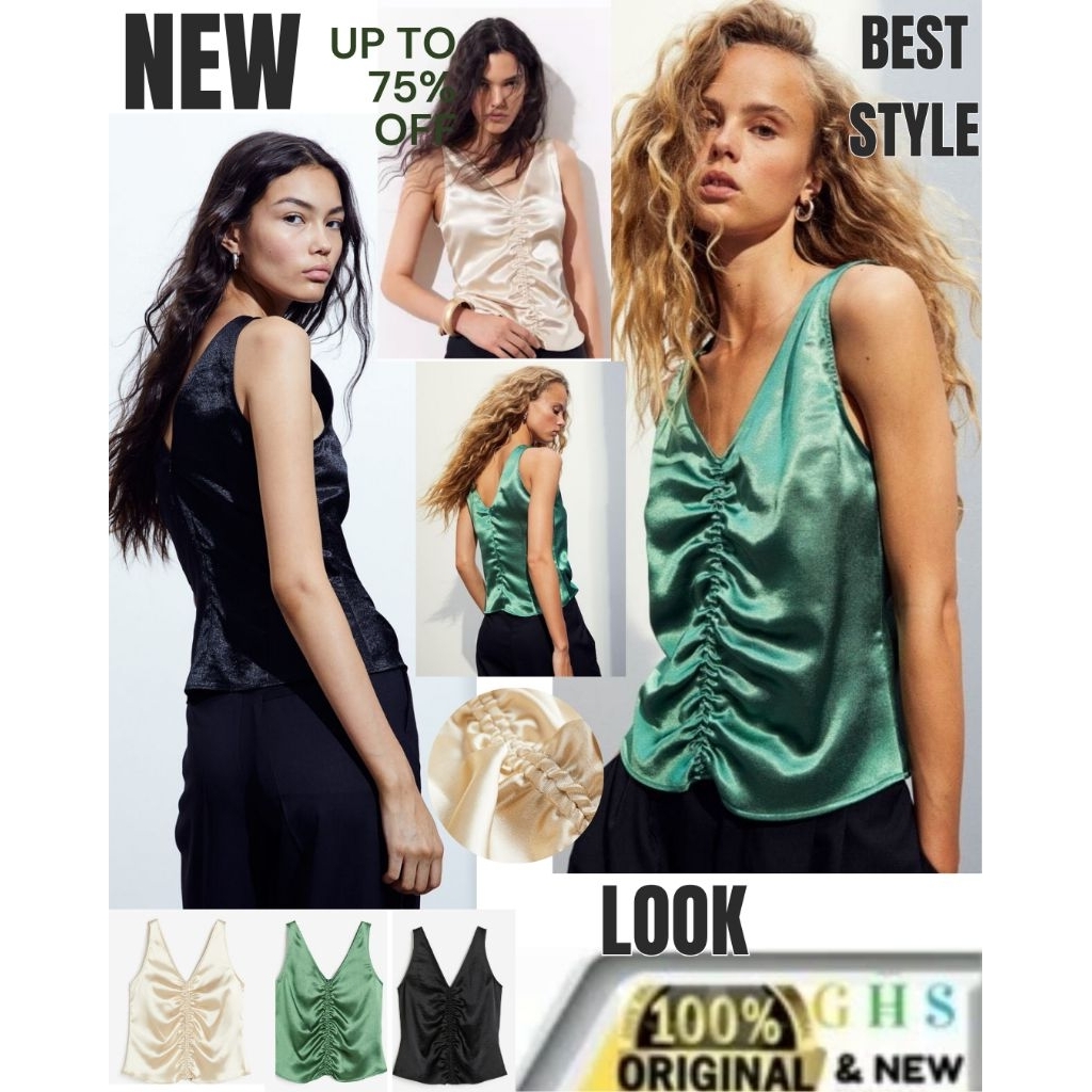 Atasan Wanita  Hnm Crop Top // Tanktop  Original Branded