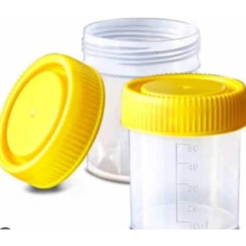 Pot Urin / Pot Plastik / Pot Bening 50 Cc