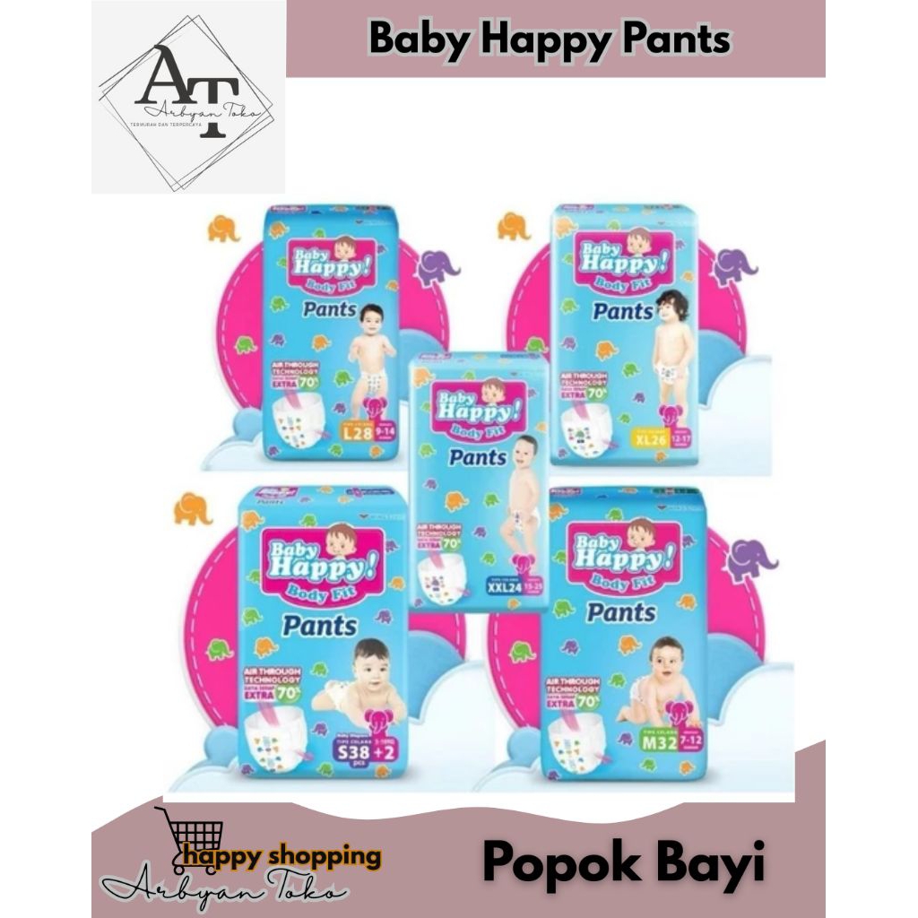 Baby Happy Body Fit -Pempers Baby Happy-Baby Happy Pants