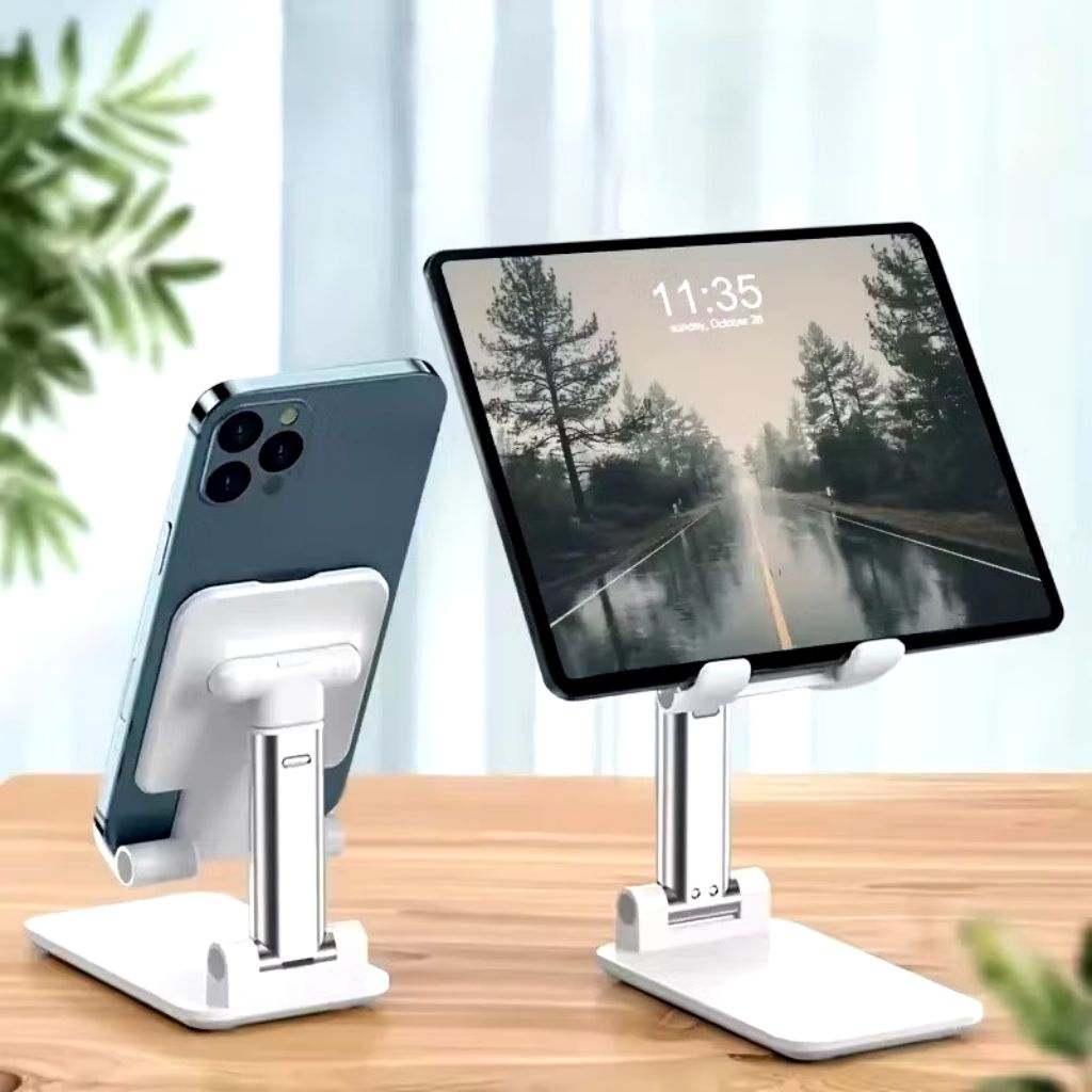 folding stand holder lipat, support hp android maupun iphone, dan tablet