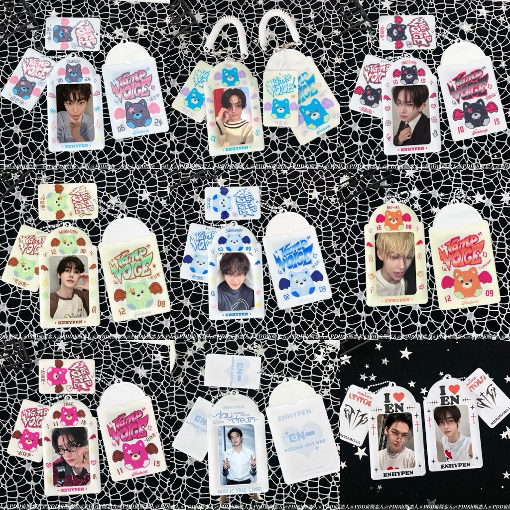 Card Holder Cahol pvc photocard pc silver hitam prada enhypen jungwon heeseung jay jake sunghoon sun