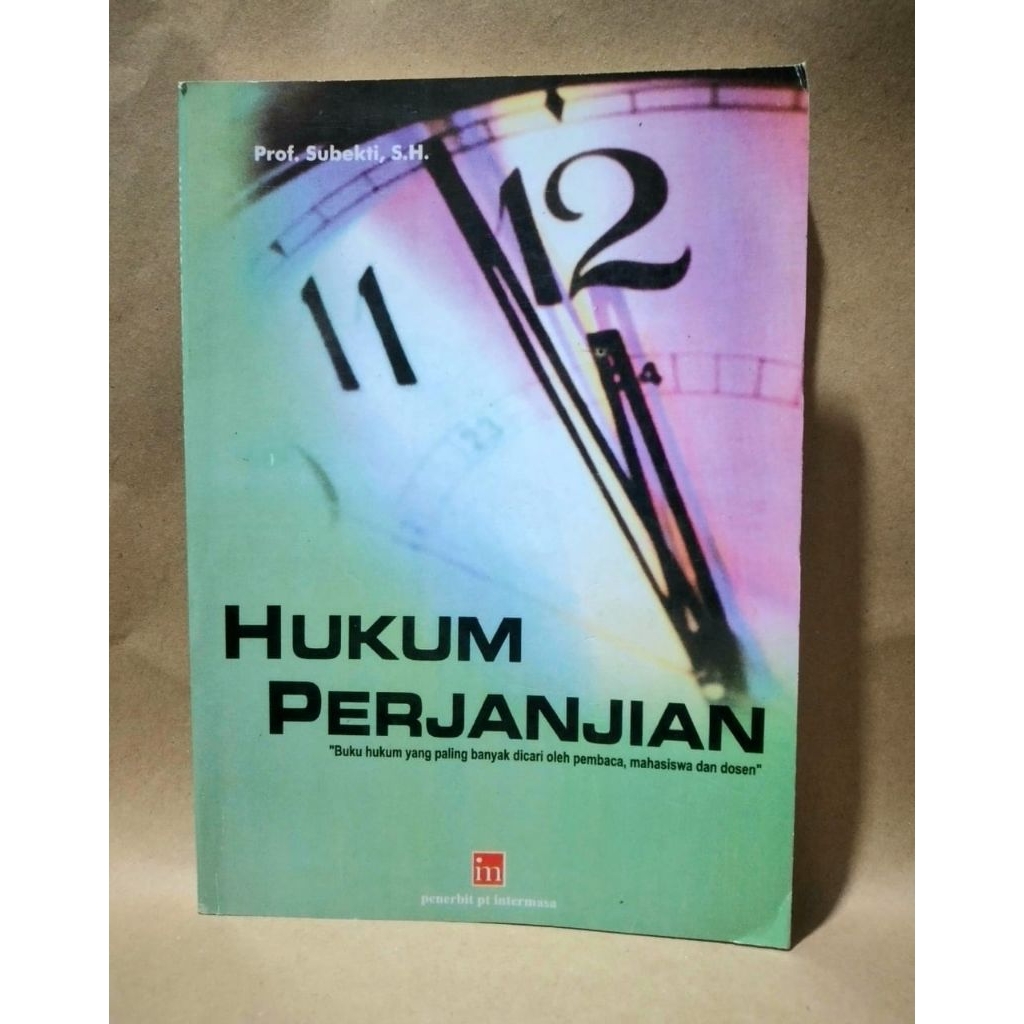 Hukum Perjanjian - Subekti