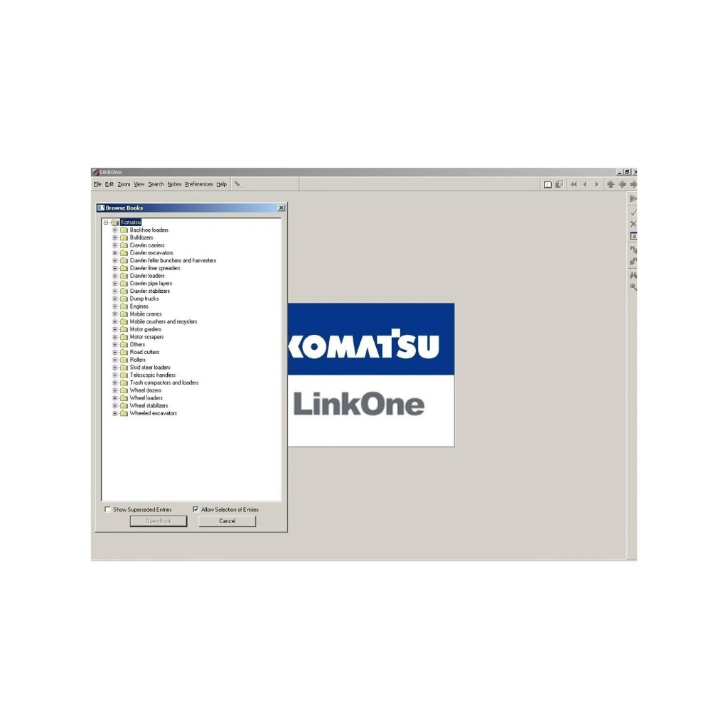 Komatsu EPC Linkone 5.11 2020 EU USA JAPAN Full Offline Flasdisk 32GB Sandisk