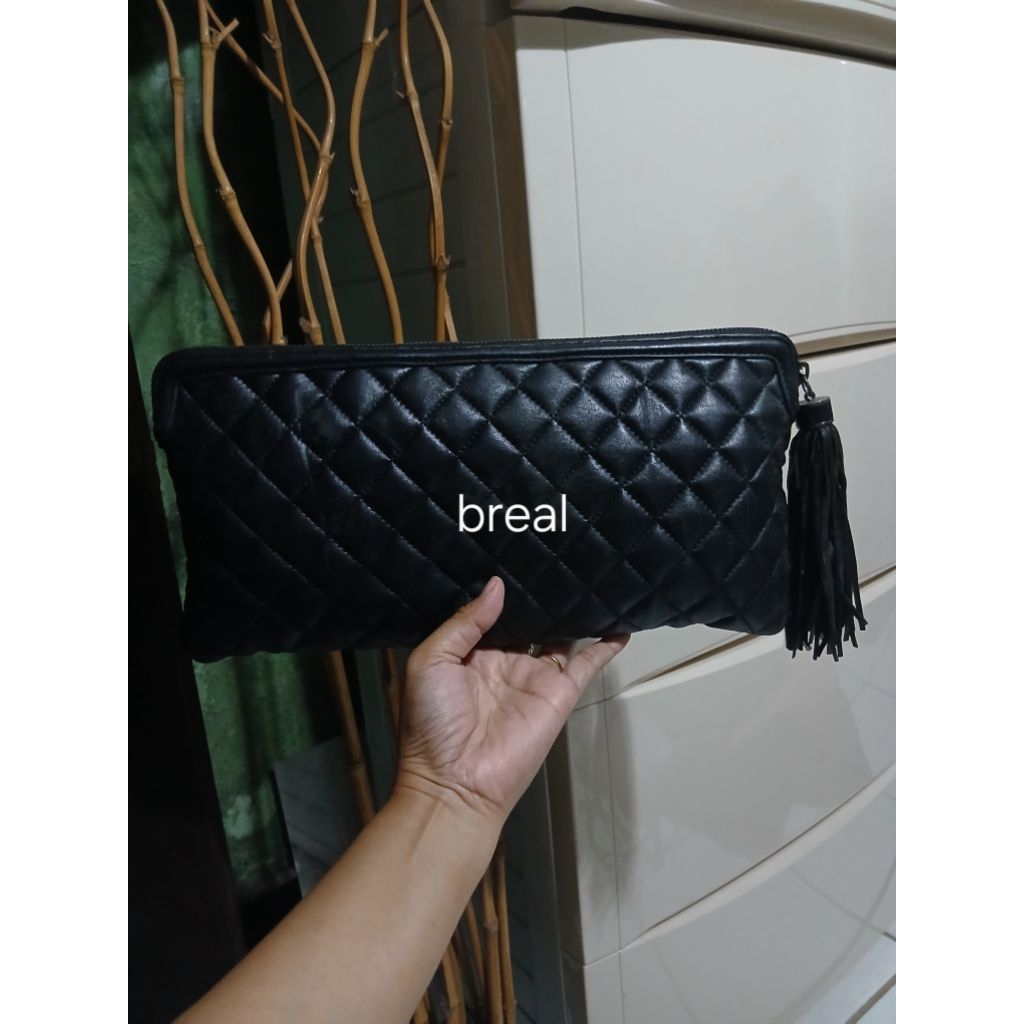 clucth /dompet kulit second