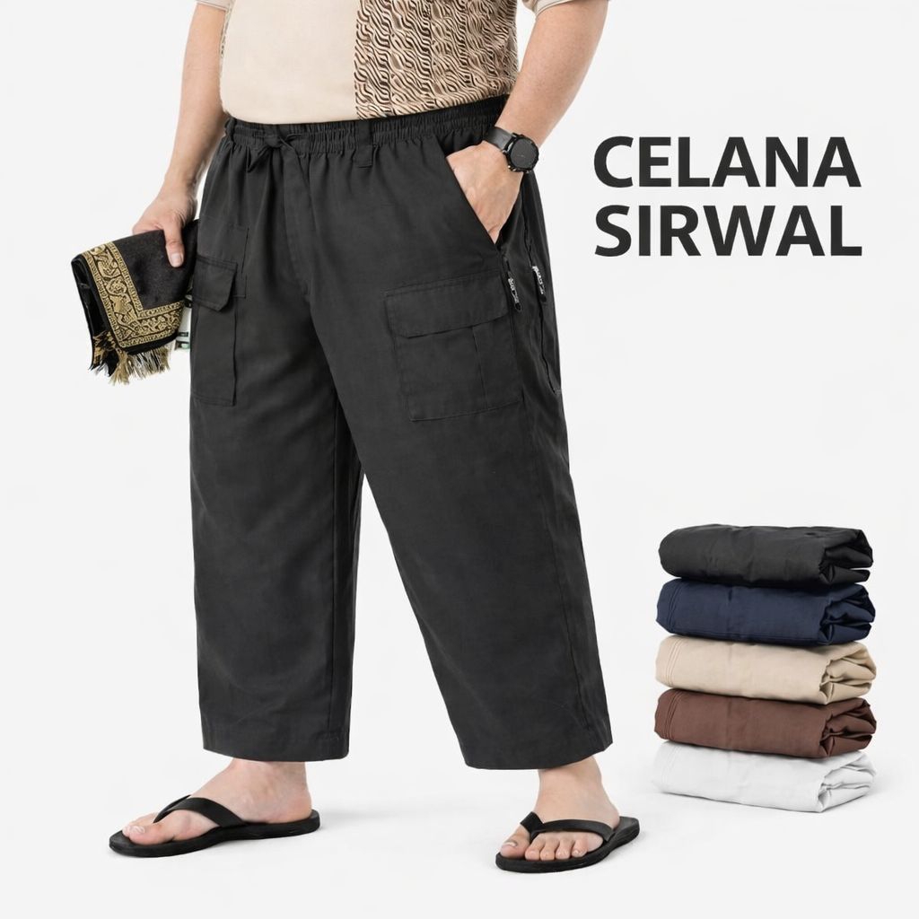 CELANA SIRWAL PRIA PANGSI KATUN PREMIUM NYAMAN ADEM LOOSE FIT MODIS XXL JUMBO BEST SELLER