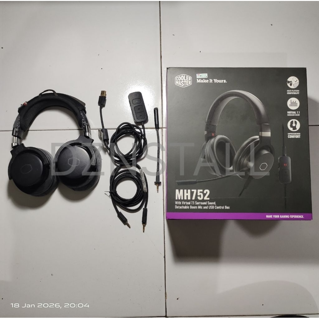 COOLER MASTER MH752 HEADSET GAMING BEKAS