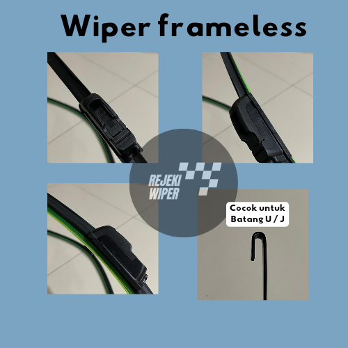 NEW Wiper Frameless Sigra Depan Wiper 1 Set Wiper Sigra Aksesoris Mobil
