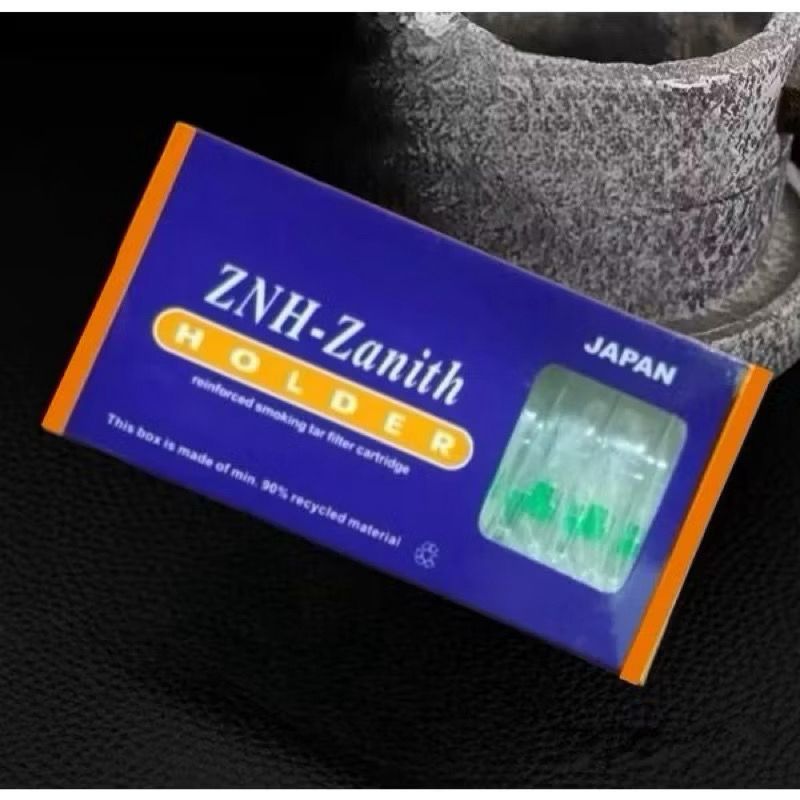 Pipa Filter ZNH Zanith 10 Pcs ZANITH HOLDER Filter Pipa Isi 10 pcs Cig Holder Bening Transparant