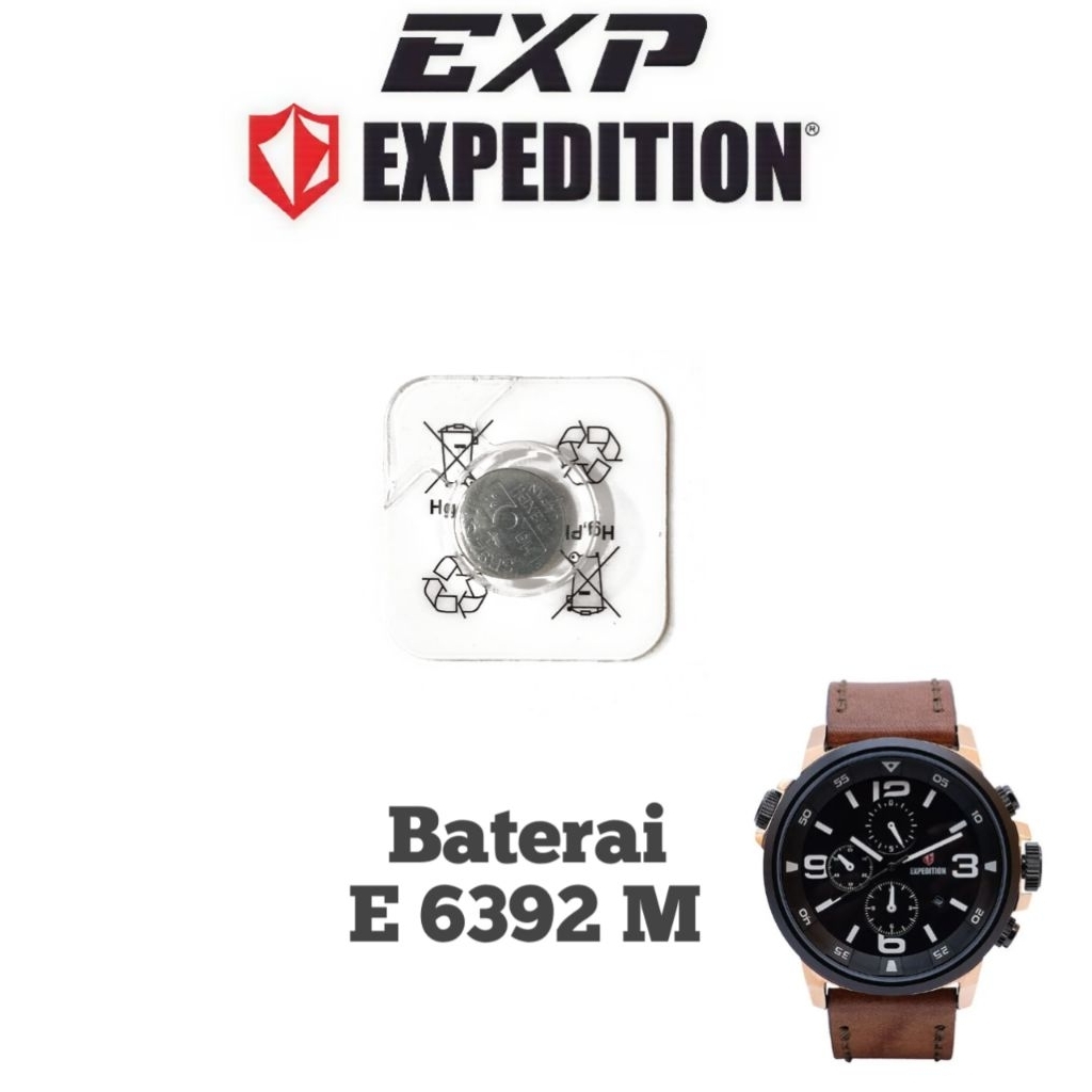 Baterai Original untuk Jam Tangan Expedition Type E 6392 M All Series