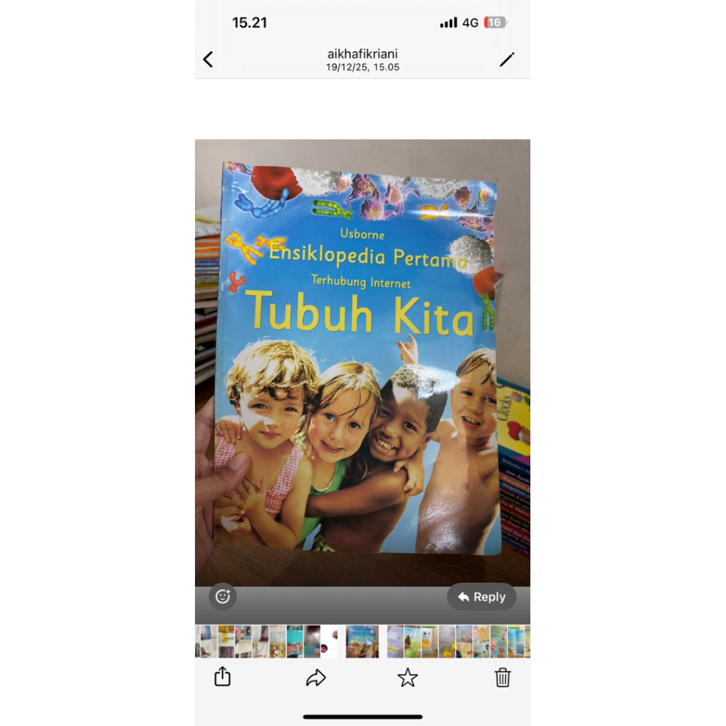 buku usborne tubuh manusia preloved