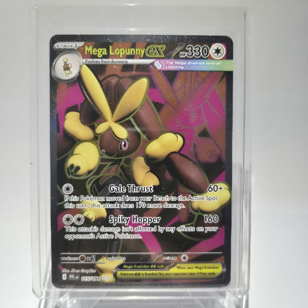 ( EN ) Mega Lopunny ex #115 Pokemon Phantasmal Flames