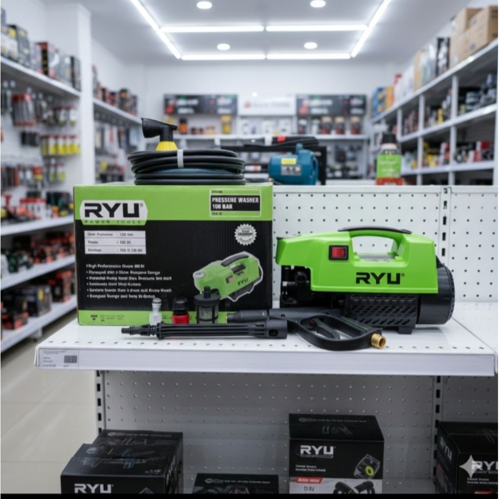 Ryu Mesin Cuci Steam Mobil Motor Listrik Jet Cleaner RPW 100 Pasti 100% Asli Original