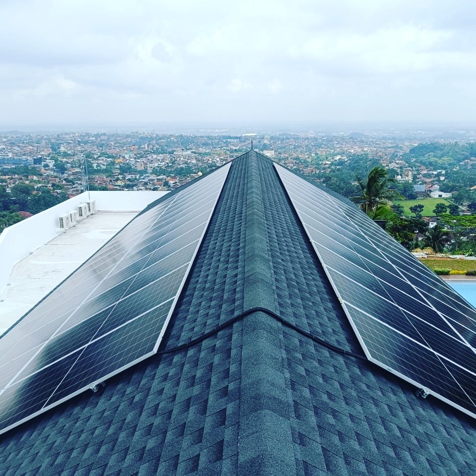 Paket Starting PLTS Panel Surya Hybrid Offgrid 3000W 5000W PSW Toroidal Low Frekuensi Solar Energy P