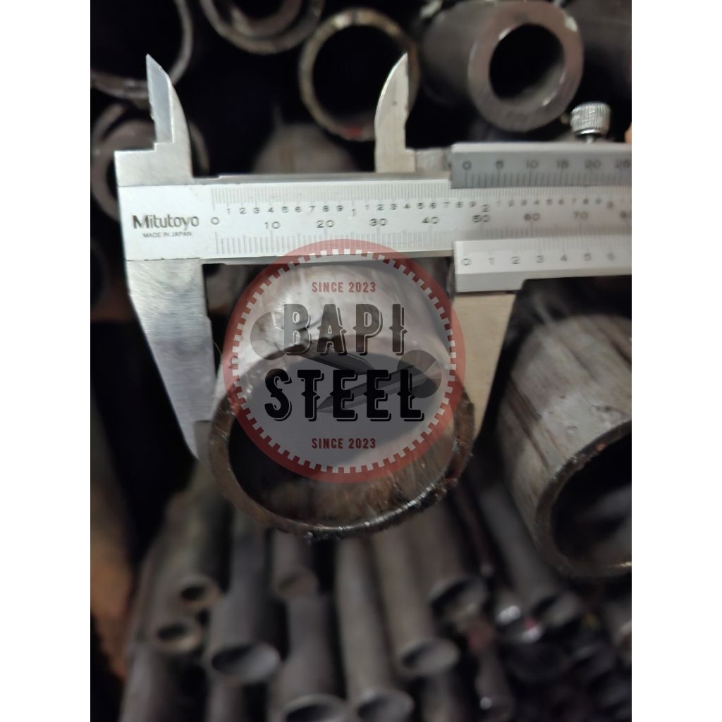 pipa besi seamless OD 47mm ID 40mm tebal 3.5mm