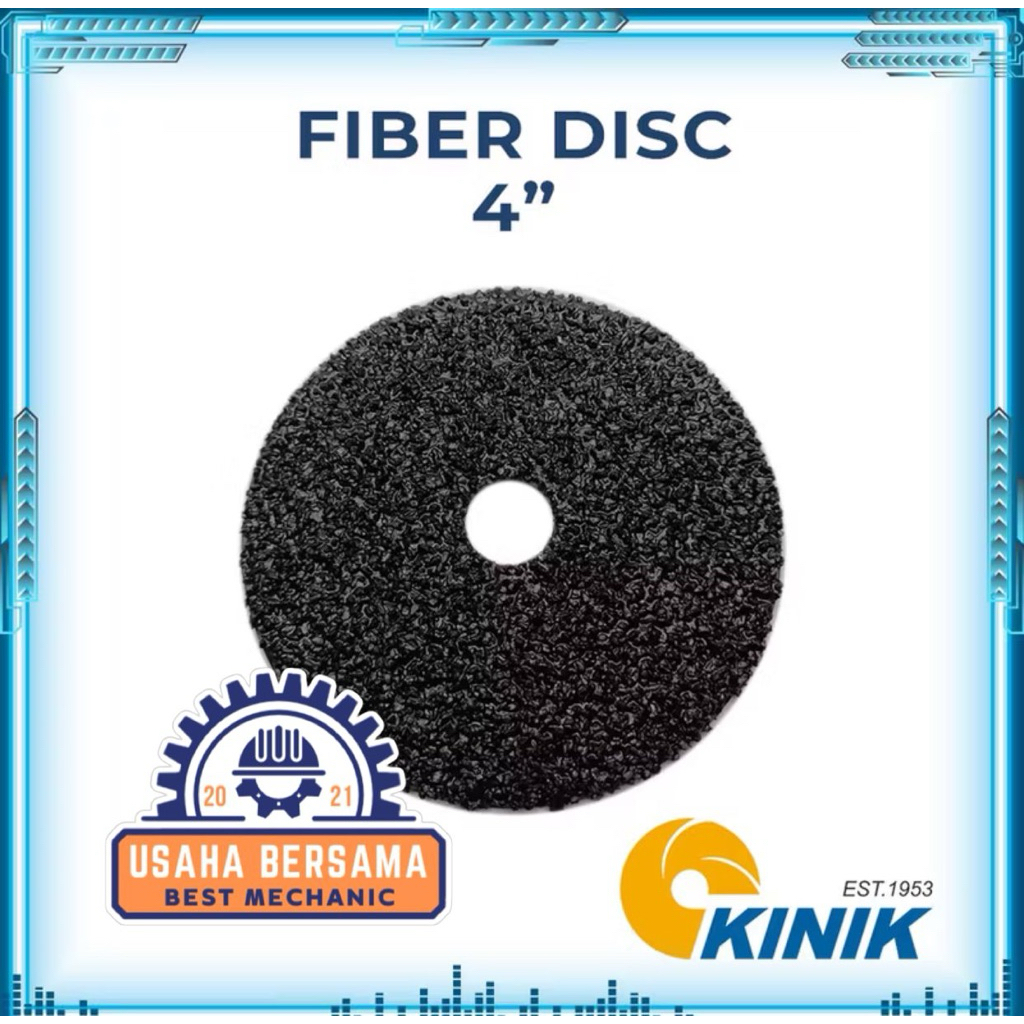 Amplas Bulat Fiber 4" KINIK CC16 Fiber Disc CC-16