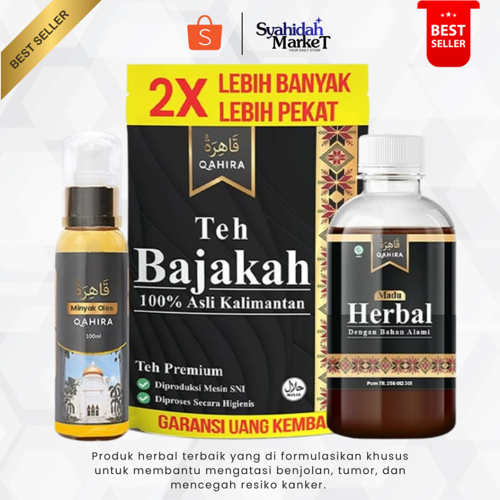Qahira Benjolan Minyak Oles Asli Original - Menyembuhkan Segala Penyakit Tanpa Operasi Halal BPOM