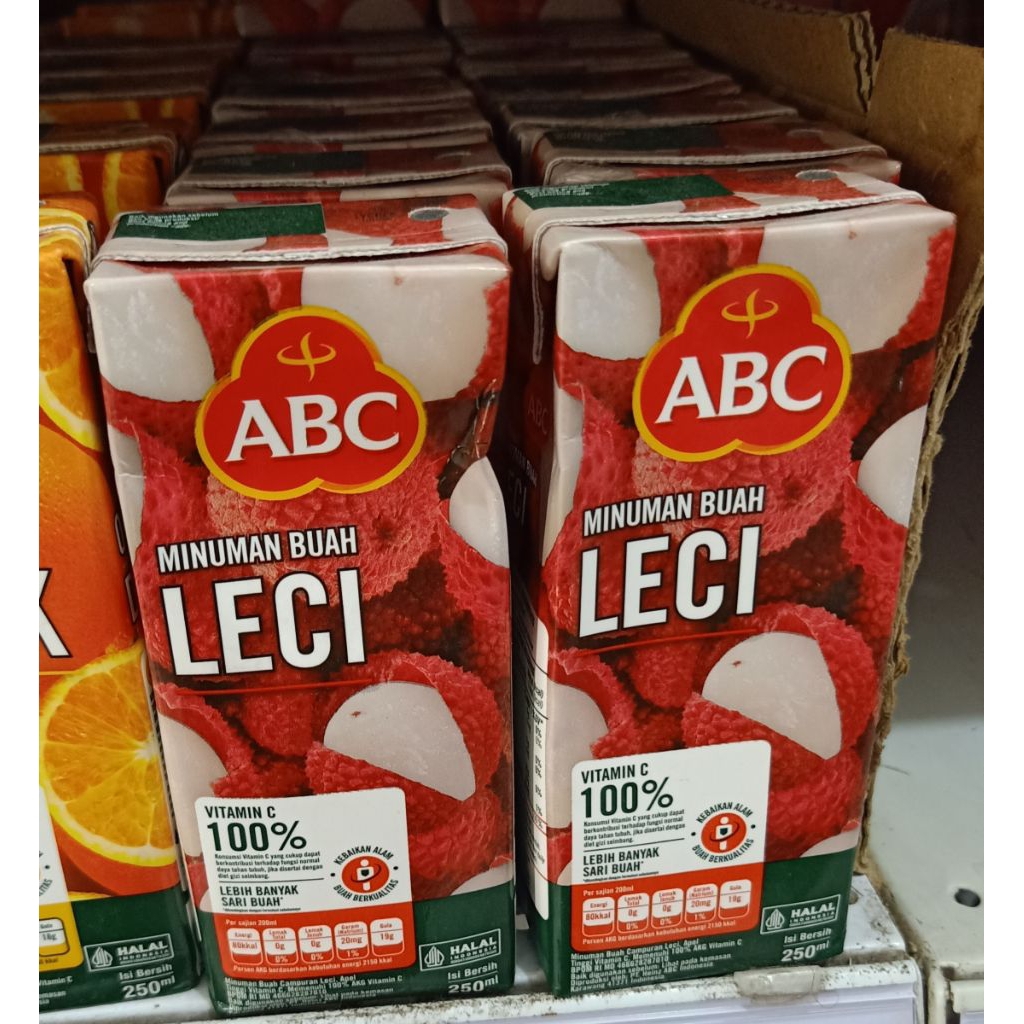 ABC minuman buah leci 250ml