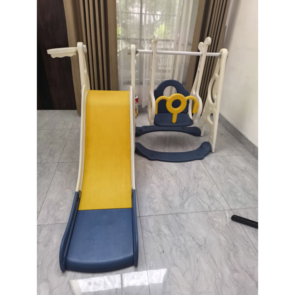 Preloved prosotan dan ayunan anak Space baby SB  8207 mainan anak 3in1